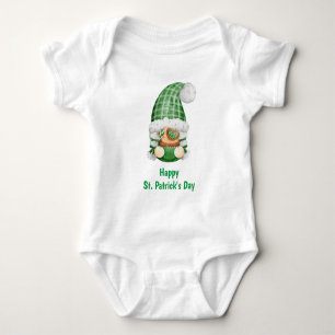 Gnome Groen Schattig Allerliefste St. Patrick's Da Romper