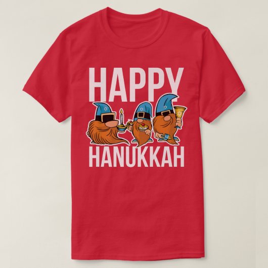 Gnome Hanukkah  T-shirt (Design voorkant)