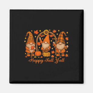 Gnome Happy Herfst Yall Pompoen Herfst Thanksgivin Magneet