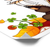  Gnome Happy St. Patrick's Day Shamrock Poster (Hoek)