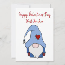 Gnome Happy Valentijnsdag Beste leraar