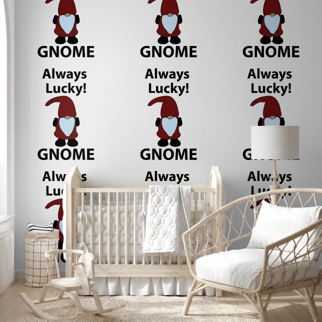 Gnome heeft altijd geluk behang (Kinderen)