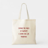 Gnome Home Tote Bag (Achterkant)
