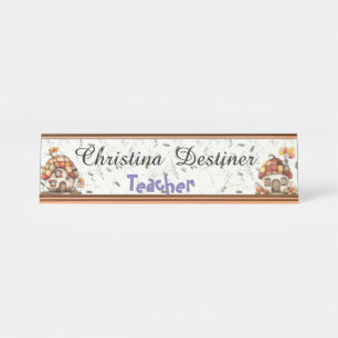 Gnome Homes Desk Name Bord Bureau Naambordje