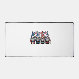 Gnome Infirmière Patriotique Gravure Vintage Vecto