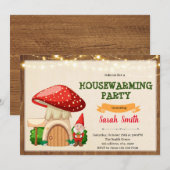 Gnome invitation au réchauffement de la maison (Devant / Derrière)