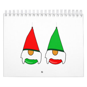 Gnome kerst Bauble Kalender