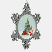 Gnome Kerst Ornament (Links)