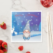 Gnome Kerst Papier servet (Insitu)