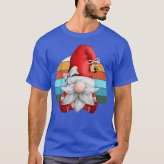 Gnome kerstboom Lights Xmas Tiener T-Shi T-shirt