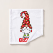 Gnome kerstkeukenset bad handdoek (Wasdoekje)