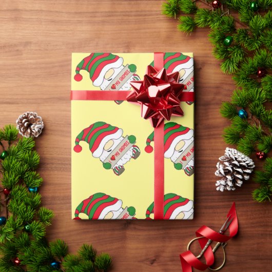 Gnome Kerstmis Cadeaupapier (Feestdagen Geschenken)
