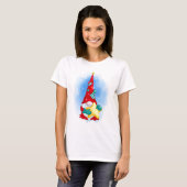 Gnome Kerstmis T-Shirt, Wintergnomen T-shirt (Voorkant volledig)