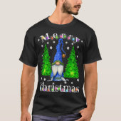 Gnome Kerstpyjama Garden Gnome Merry Christus T-shirt (Voorkant)