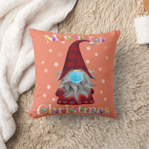 Gnome kerstpyjama's Face Mask - Garden Gnome Kussen