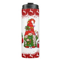 Gnome kerstthermische getumbler