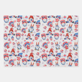 Gnome Labor Day, de Amerikaanse feestdag Inpakpapier Vel (Voorkant)