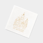 Gnome Laisser Neige Fêtes de Noël Personnalisé (Gauche)