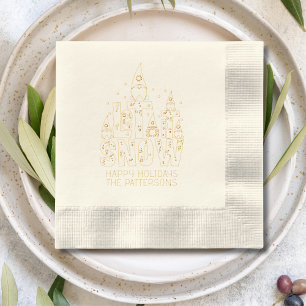 Gnome Laisser Neige Fêtes de Noël Personnalisé