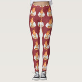 Gnome Leo Astrologie Signal Angel Leggings (Devant)