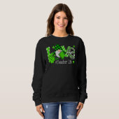 Gnome leraar St Patricks Day Love Teacher Life Sh Trui (Voorkant volledig)