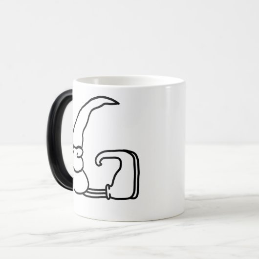 Gnome Letter "G" Morphing Mok (Voorkant links)