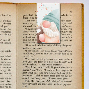 Gnome lezen Vouwen Bladwijzer Bookmarkers Visitekaartjes
