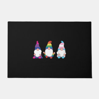 Gnome LGBTQ Bisexual Transsexual Ally Deurmat