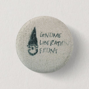 Gnome Liberation Front Ronde Button 3,2 Cm