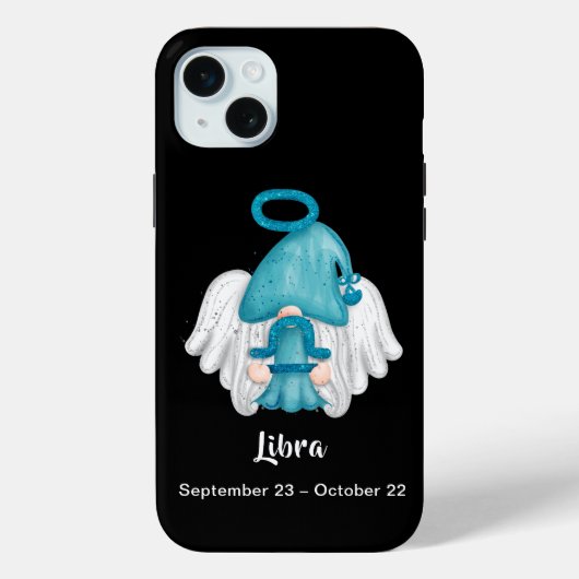 Gnome Libra Astrology Sign Angel Case-Mate iPhone Case (Achterkant)