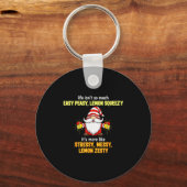 Gnome - Life Isn't So Much Easy Peasy Lemon Squeez Sleutelhanger (Voorkant)