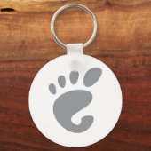 Gnome - Linux - OSS FSF Sleutelhanger (Voorkant)