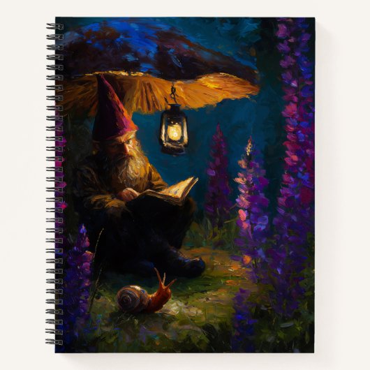 Gnome Lire un livre 1 (Devant)