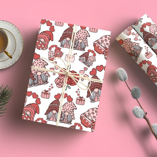 Gnome Love Cadeaupapier