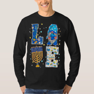 Gnome LOVE Hanukkah Dreidel Menorah Chanukah 2022 T-shirt