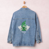 Gnome Maagd Astrologie Teken Engel Vrouwen Denim Jacket (Hangar)