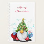 Gnome met Kerstboom Pet Planner (Voorkant)