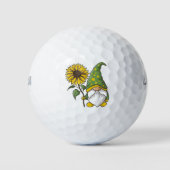 * *GNOME MET ZONLOWER * * GOLF BALLEN (Voorkant)