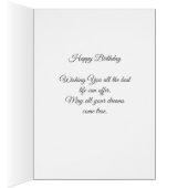 Gnome mignonne habillé en rouge avec coeur Anniver (Intérieur (Droit))