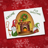Gnome mignonne pour Noël Fête de la cheminée