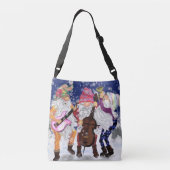 Gnome Music Band Sac Crossbody de Noël (Dos)