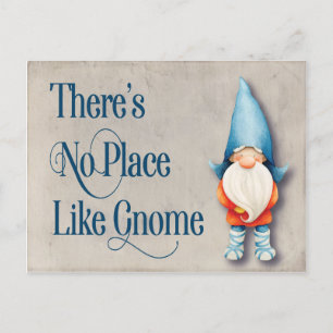 Gnome New Home We hebben nieuwe adrespagina verpla Aankondigingskaart