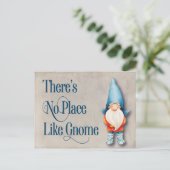 Gnome New Home We hebben nieuwe adrespagina verpla Aankondigingskaart (Staand voorkant)