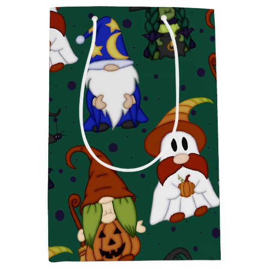 Gnome-o-Ween (groot) cadeautas (Voorkant)