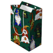 Gnome-o-Ween (groot) cadeautas (Achterkant Gekanteld)