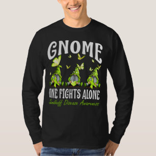 Gnome One Fight Alone Sandhoff Disease Awareness T-shirt