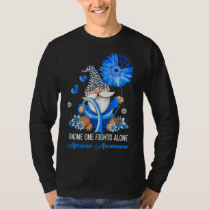 Gnome One Fights Alone Lint Apraxia Bewustzijn T-shirt