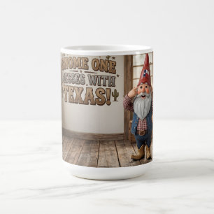 "Gnome One rommelt met Texas" Werkplaats Koffiemok