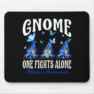 Gnome One vecht alleen Alopecia Bewustzijn 1 Muismat