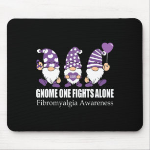 Gnome One vecht alleen Fibromyalgie Bewustmakingsw Muismat